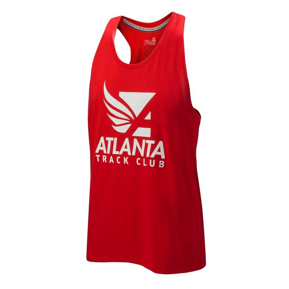 Mizuno Men's Atlanta Track Club 50/50 Tank Top Red (450025-PBC)